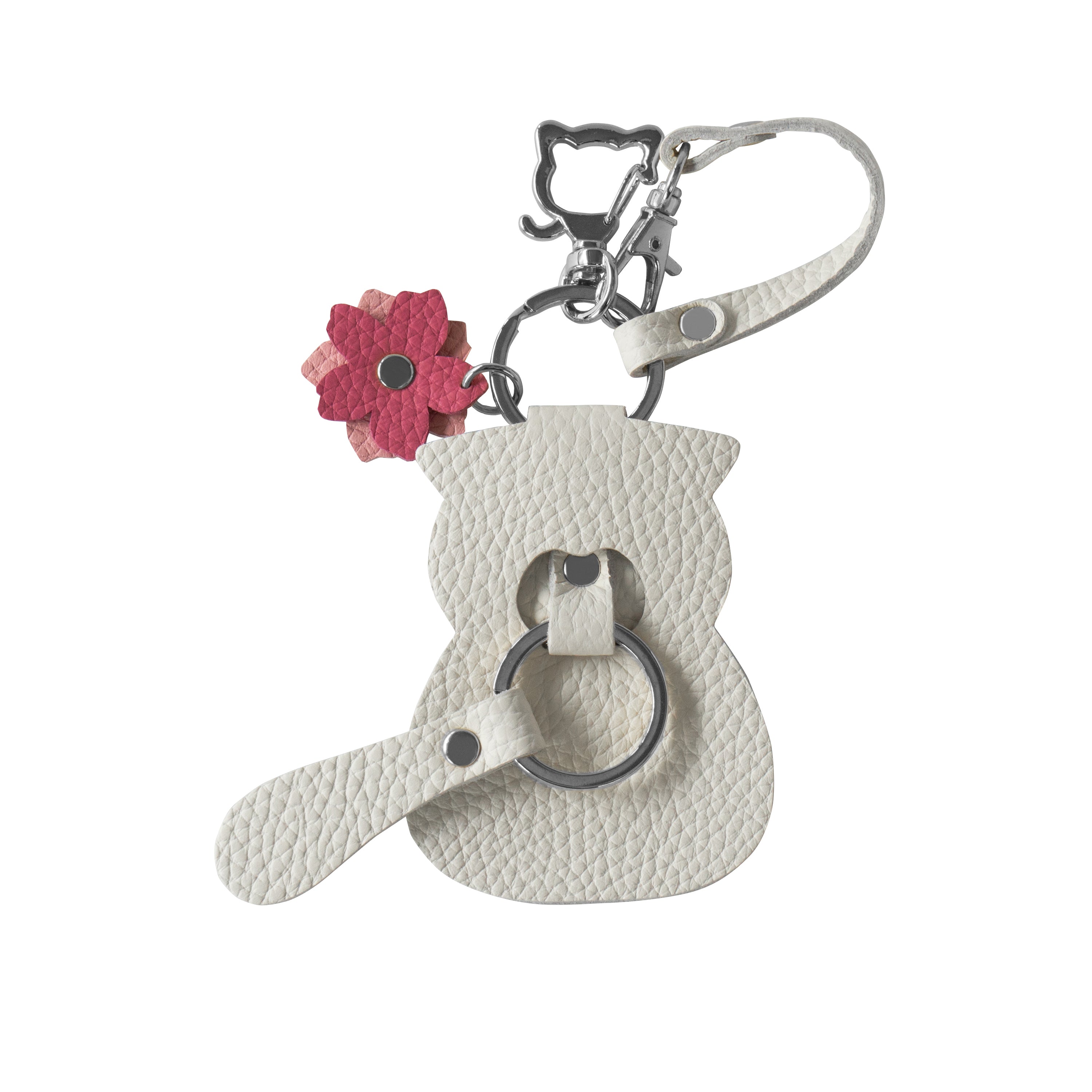 【3/20(金)20:00～ 数量限定】【さくらねこの日特別SET】チェーンショルダー付きミニバッグ・PAW  (パウ)   さくらねこチャームSET  / ラベンダー