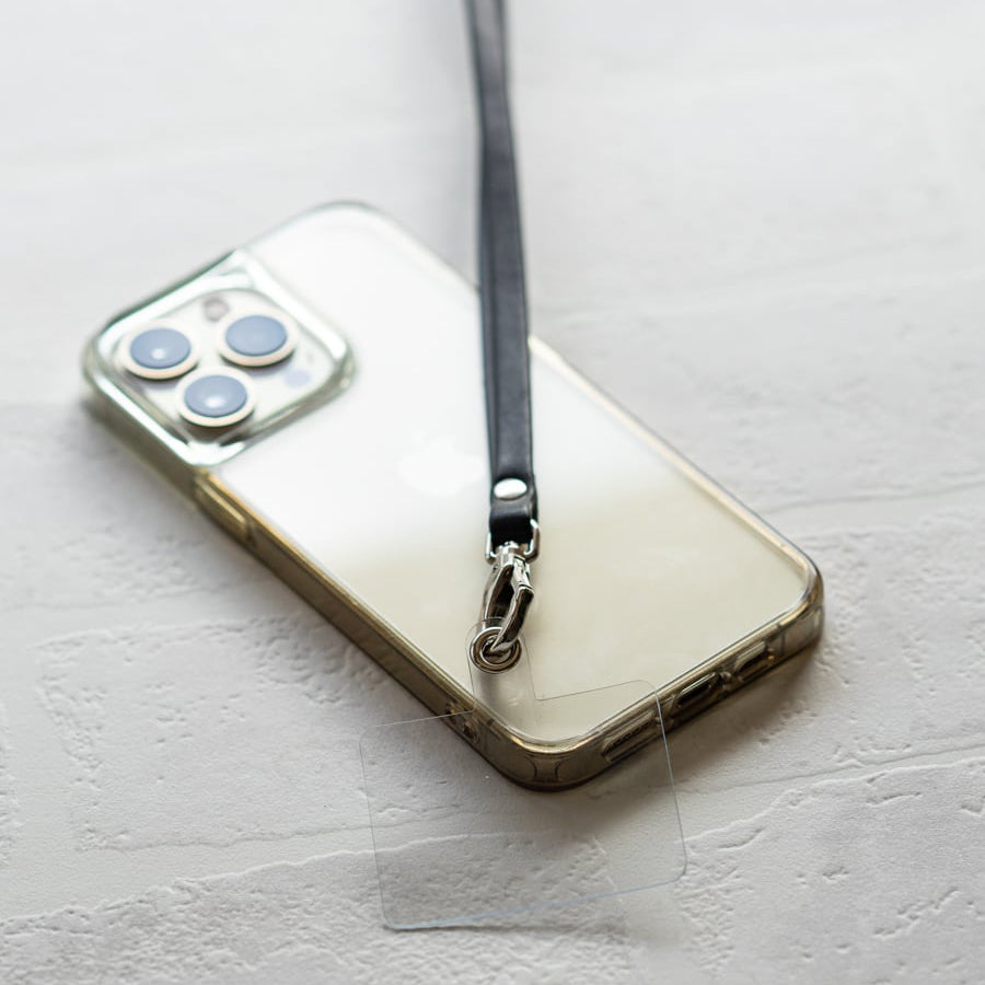 [6th Anniversary Special] Leather Smartphone Strap (+ Holder) Gold Metal Fittings