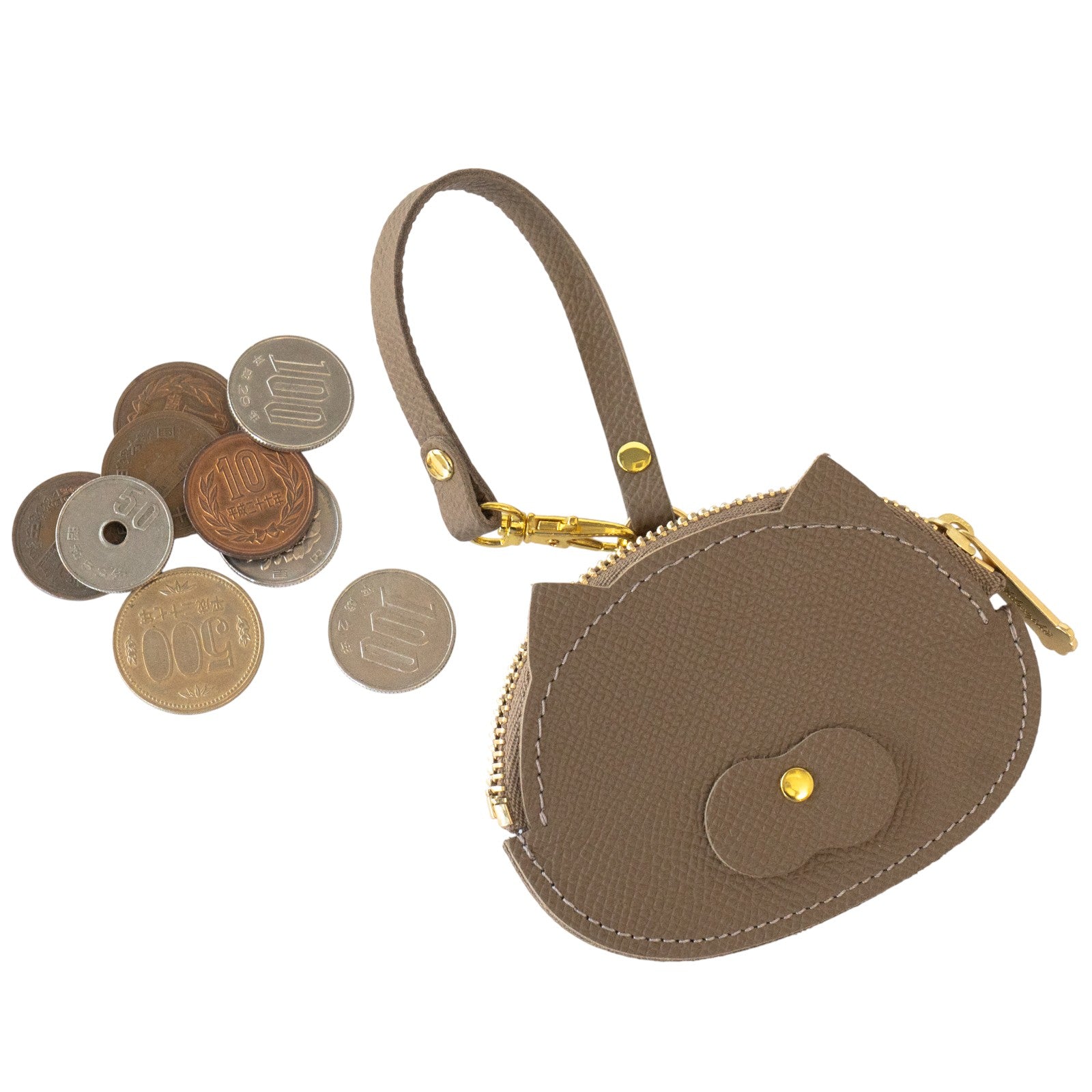 [NEW] にゃんフェイスコインケース　ヴォー・エプソン /   エトゥープ