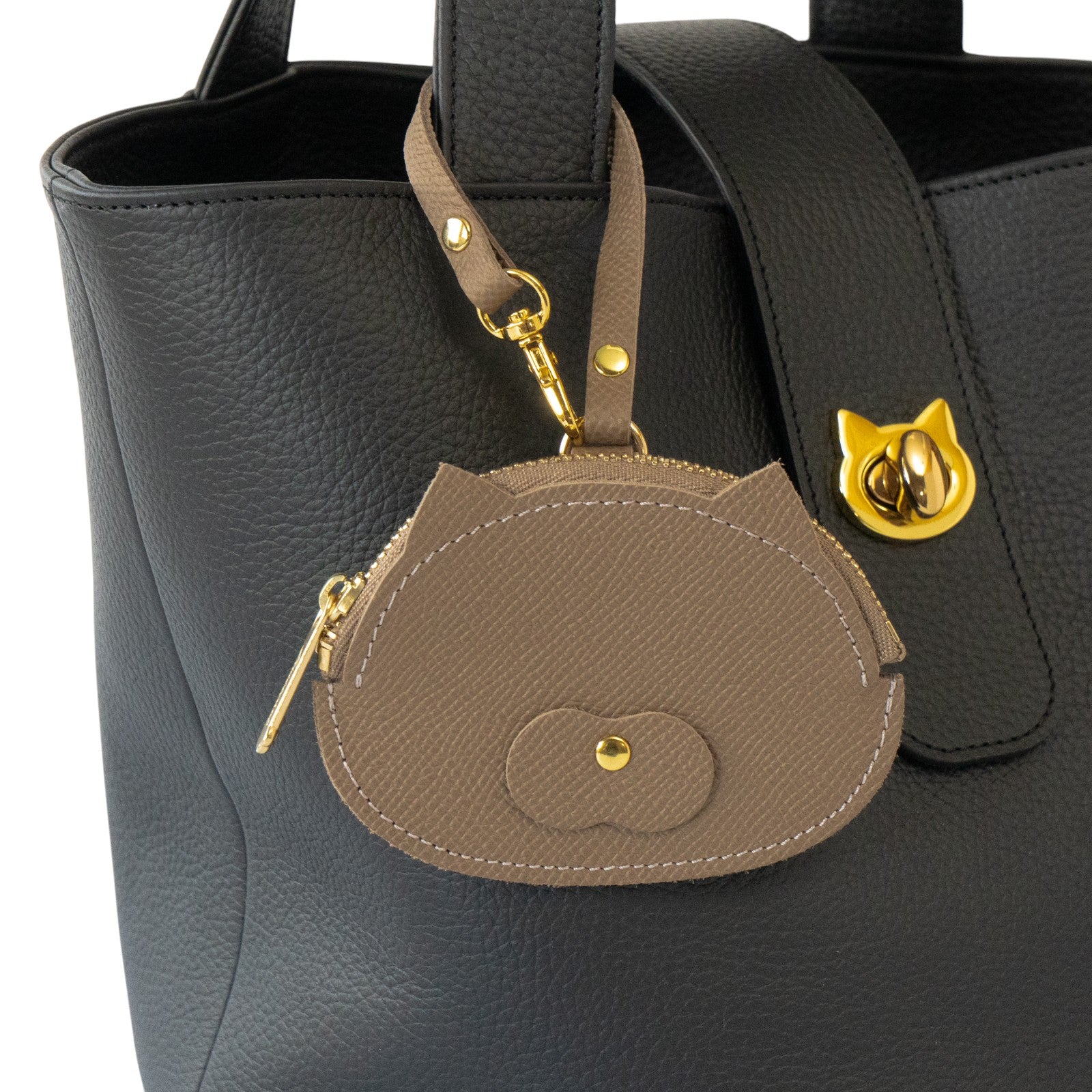 [NEW] にゃんフェイスコインケース　ヴォー・エプソン /   エトゥープ