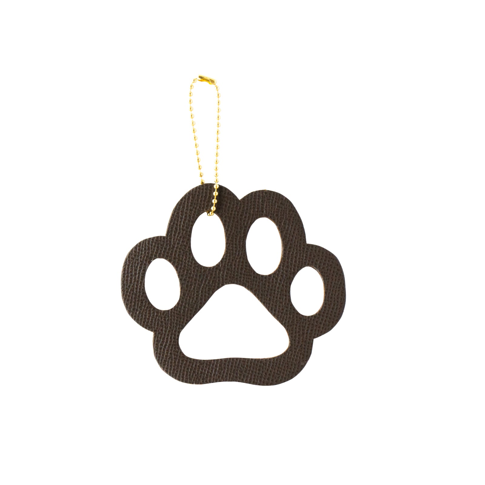 [2/22 (Sat) Limited sale for one day only] Big paw charm by Veau Epsom / Chocolate