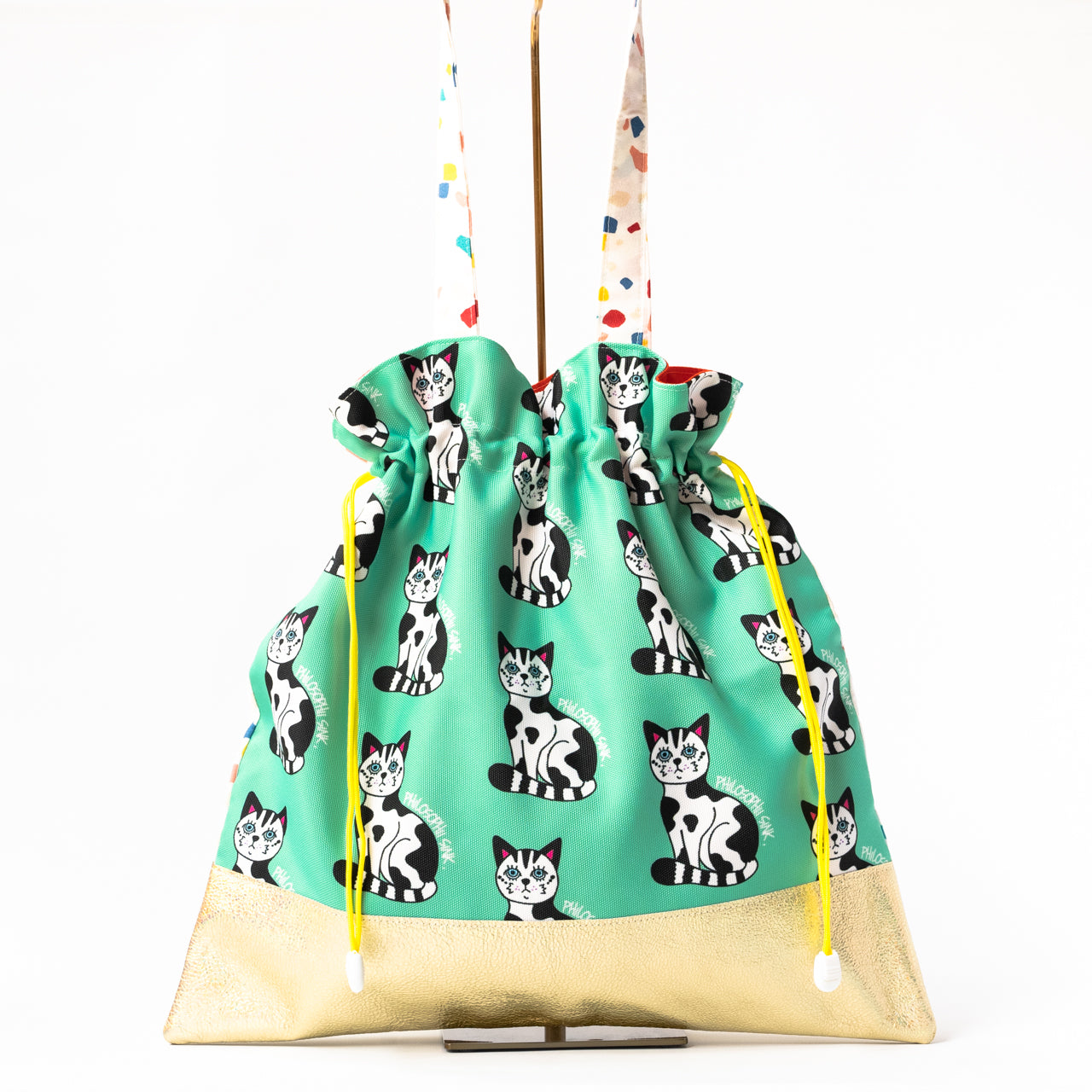 [6th Anniversary Thanksgiving] SINK. x Philosophii Collaboration Cow Cat Drawstring Bag