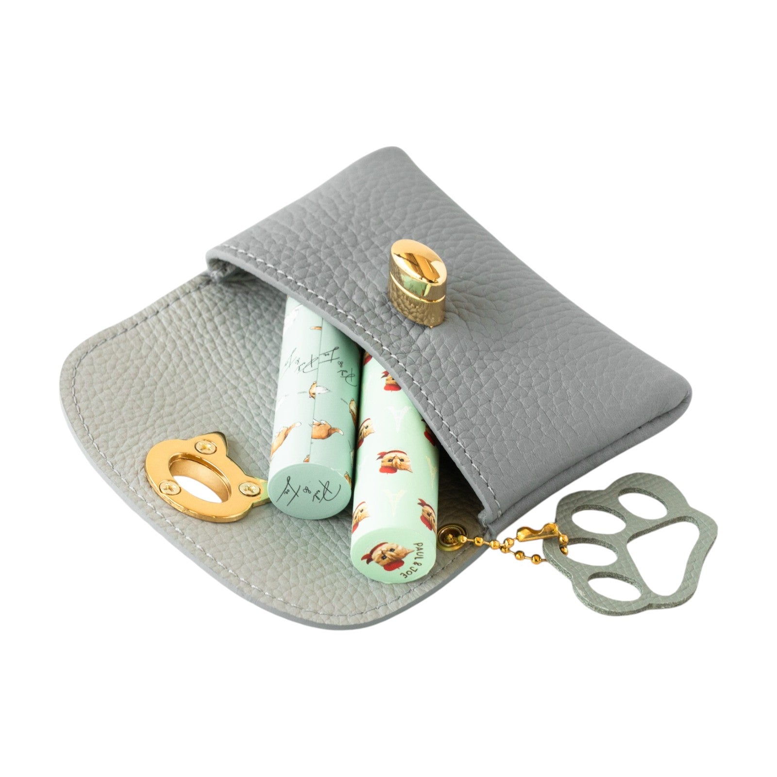 【7/21(月)22:00～ / 26時間限定販売】【数量限定】フルーニャポーチ・ミニ　トリヨンクレマンス / アイスグレー