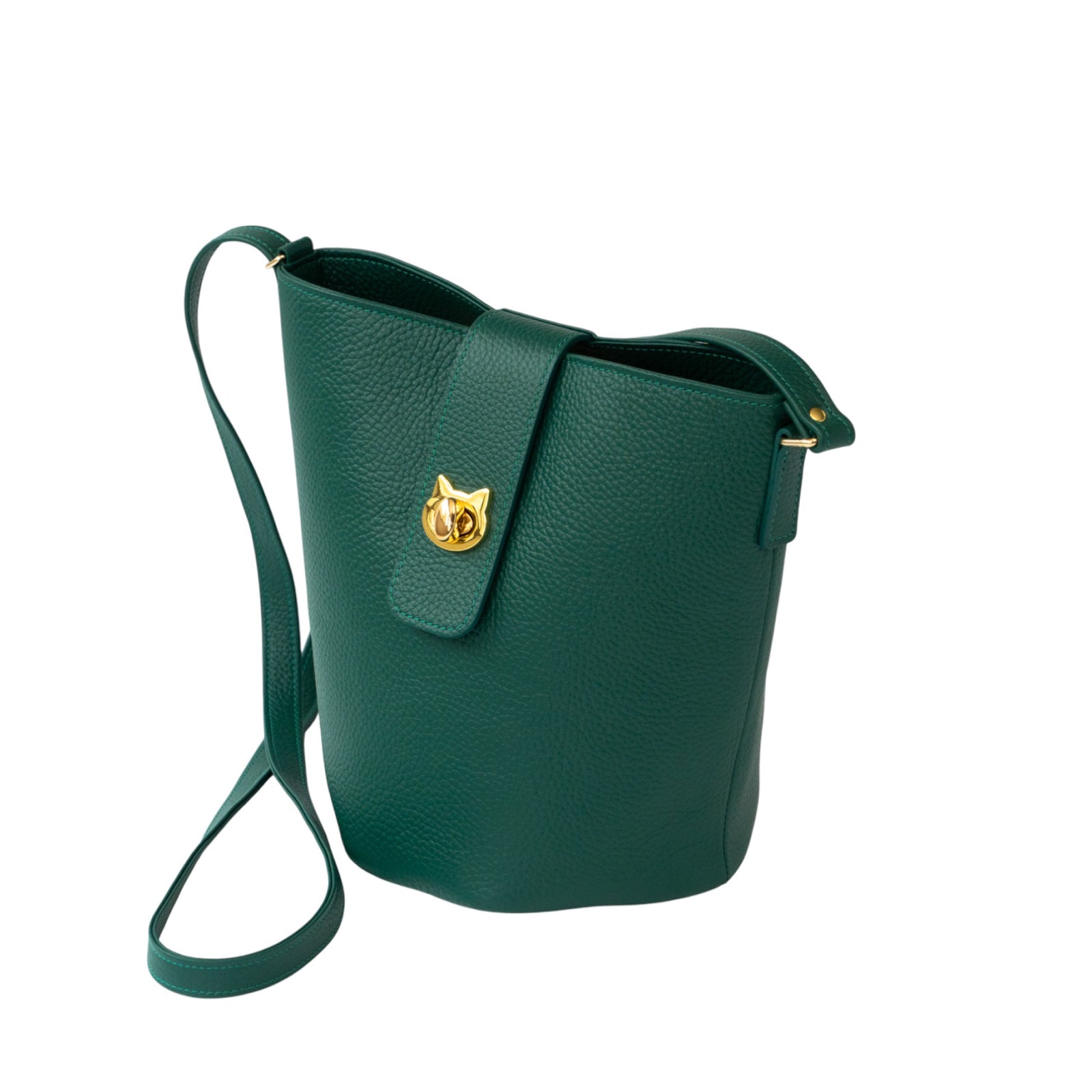 ショルダーバッグ  PAW (パウ)   キュイール・マッシュ / エメラルド