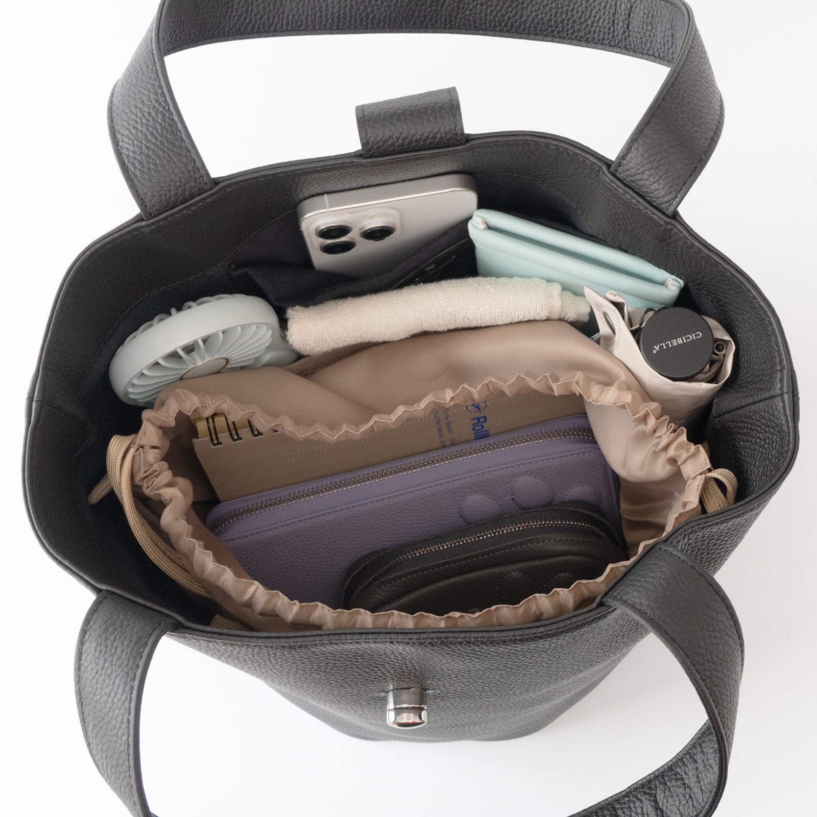 PAW Grande Cuir Mash Bucket Bag / Graphite