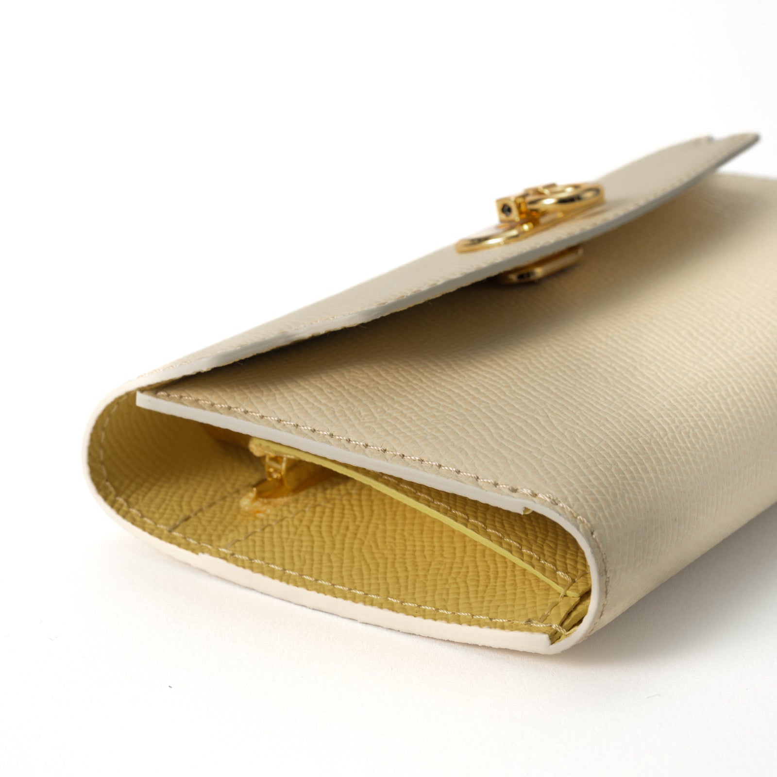 Medium Wallet Louis M Epsom Leather / Cream