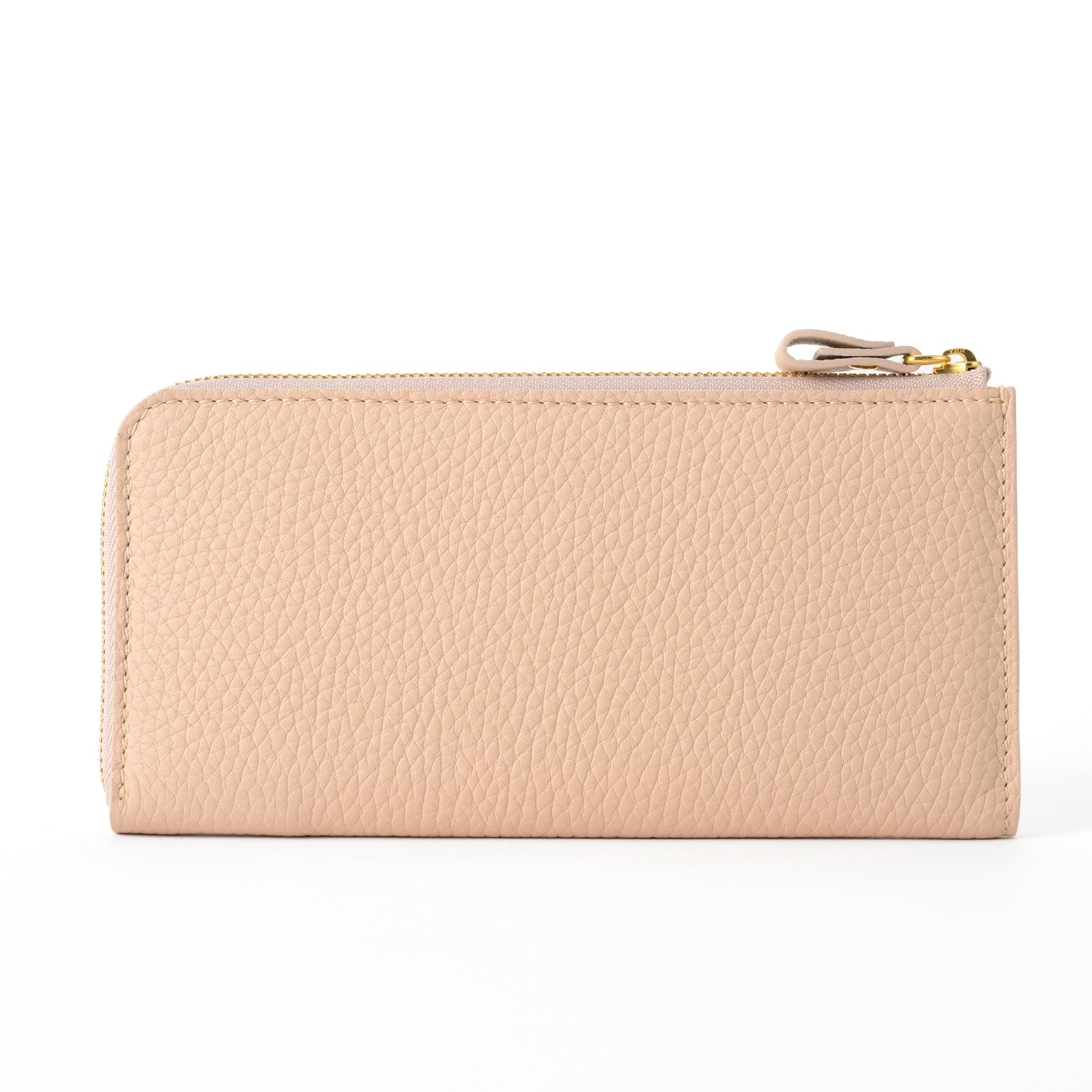 Long wallet with L-Shaped fastener / Taurillon Clemence