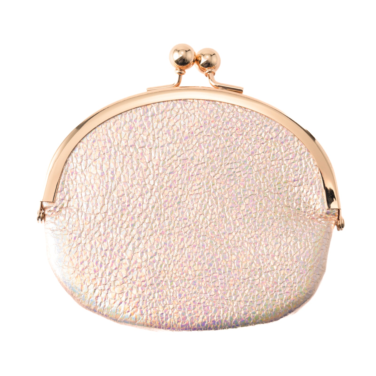 Round pouch prism leather