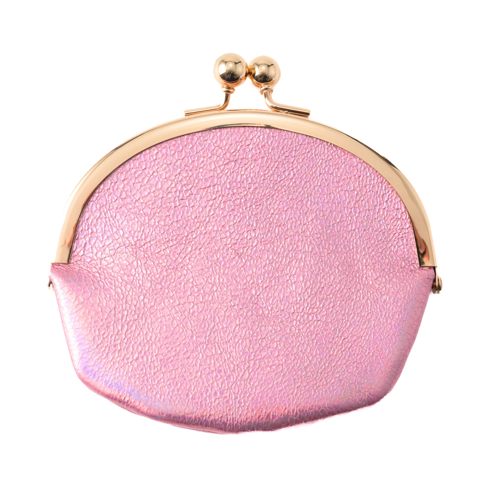 Round pouch prism leather