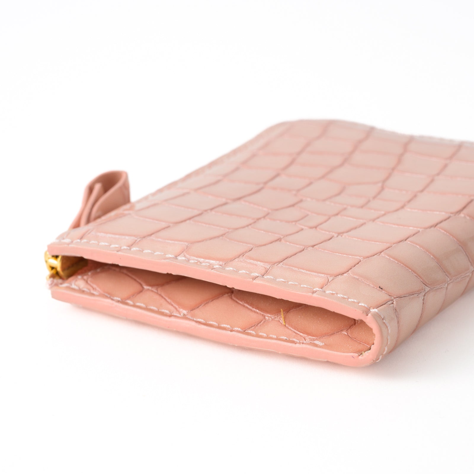 Minimum wallet with L shaped fastener / Cromel