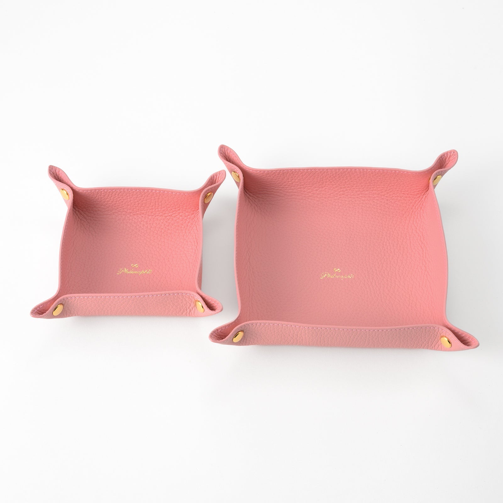 Leather Tray 20 Cuir Mache / Sakura Pink