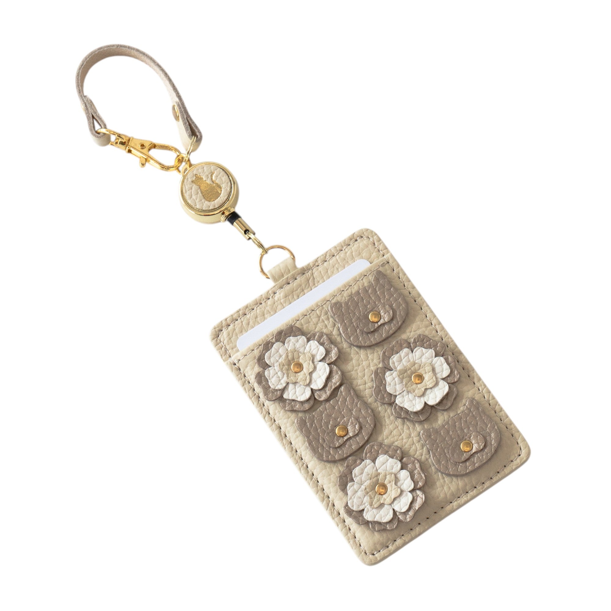 [Pre-order sales: 5/15 (Fri) 22:00 - 17 (Sun)] Flower Nyans Pass Case - Cuir Mash / Meringue