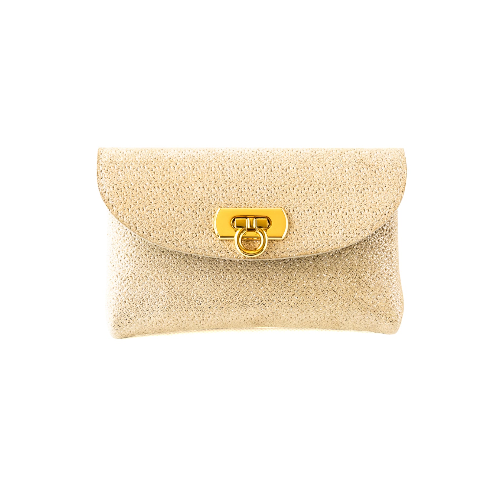 [4/19-4/26 Limited time only, pre-order sale] Flap Wallet Fleur Medium Chevre Lumiere / Gold