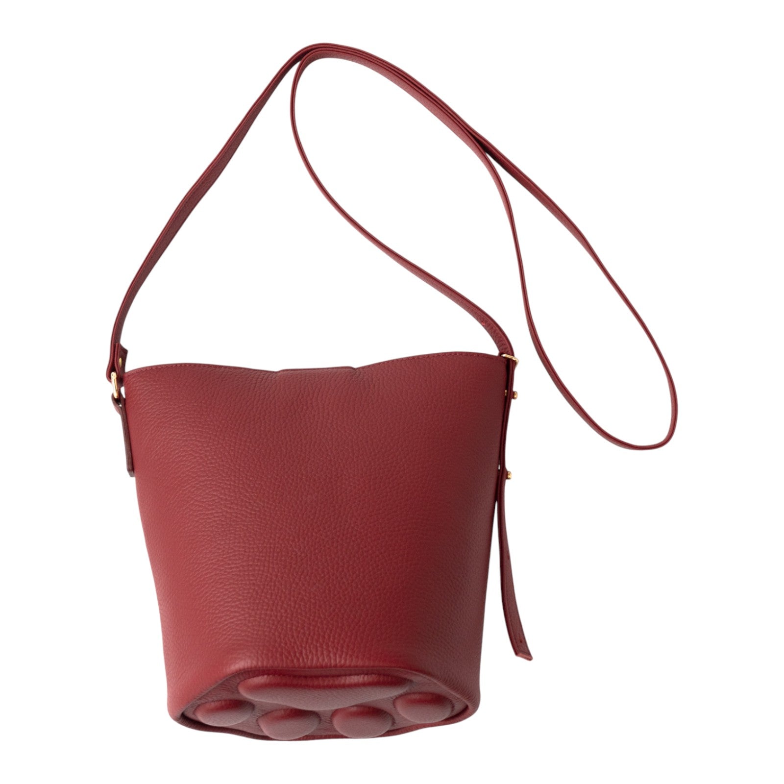 ショルダーバッグ  PAW (パウ)   キュイール・マッシュ / ボルドー