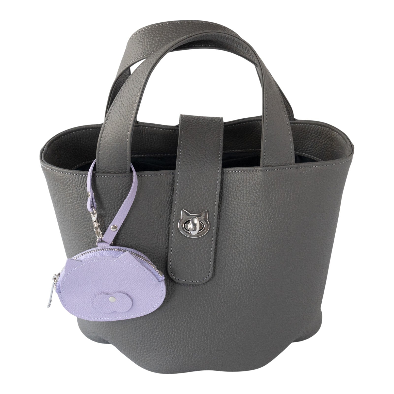 [NEW] にゃんフェイスコインケース　キュイール・ミネルバ  /   ラベンダー