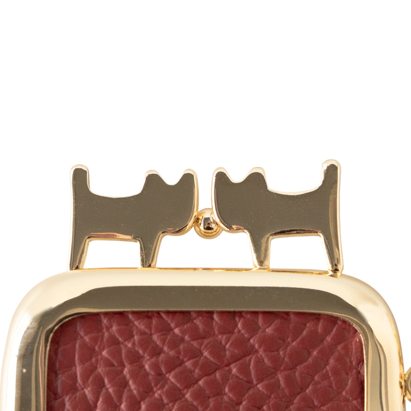 プチにゃまぐちキーホルダー　キュイール・マッシュ / ボルドー