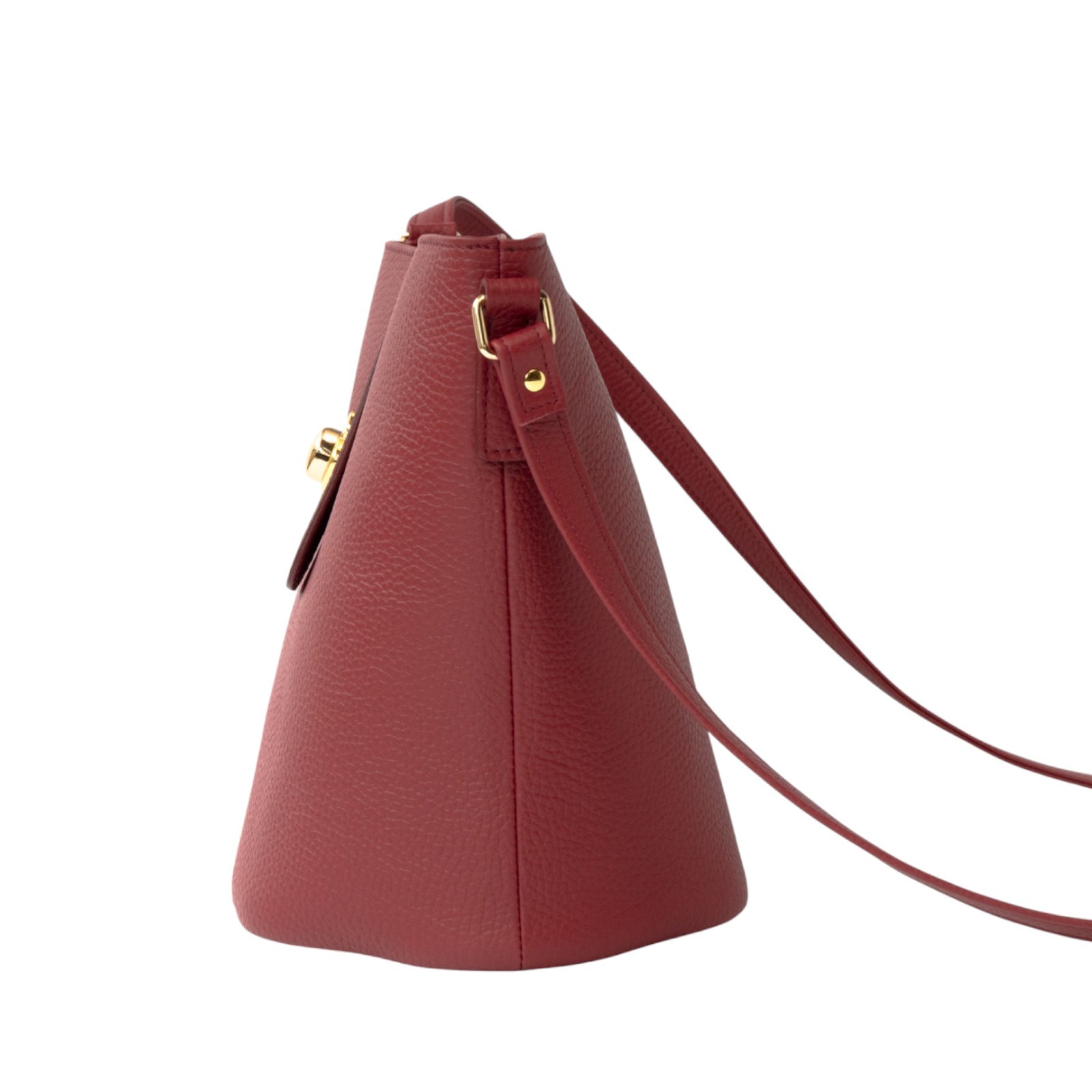 ショルダーバッグ  PAW (パウ)   キュイール・マッシュ / ボルドー