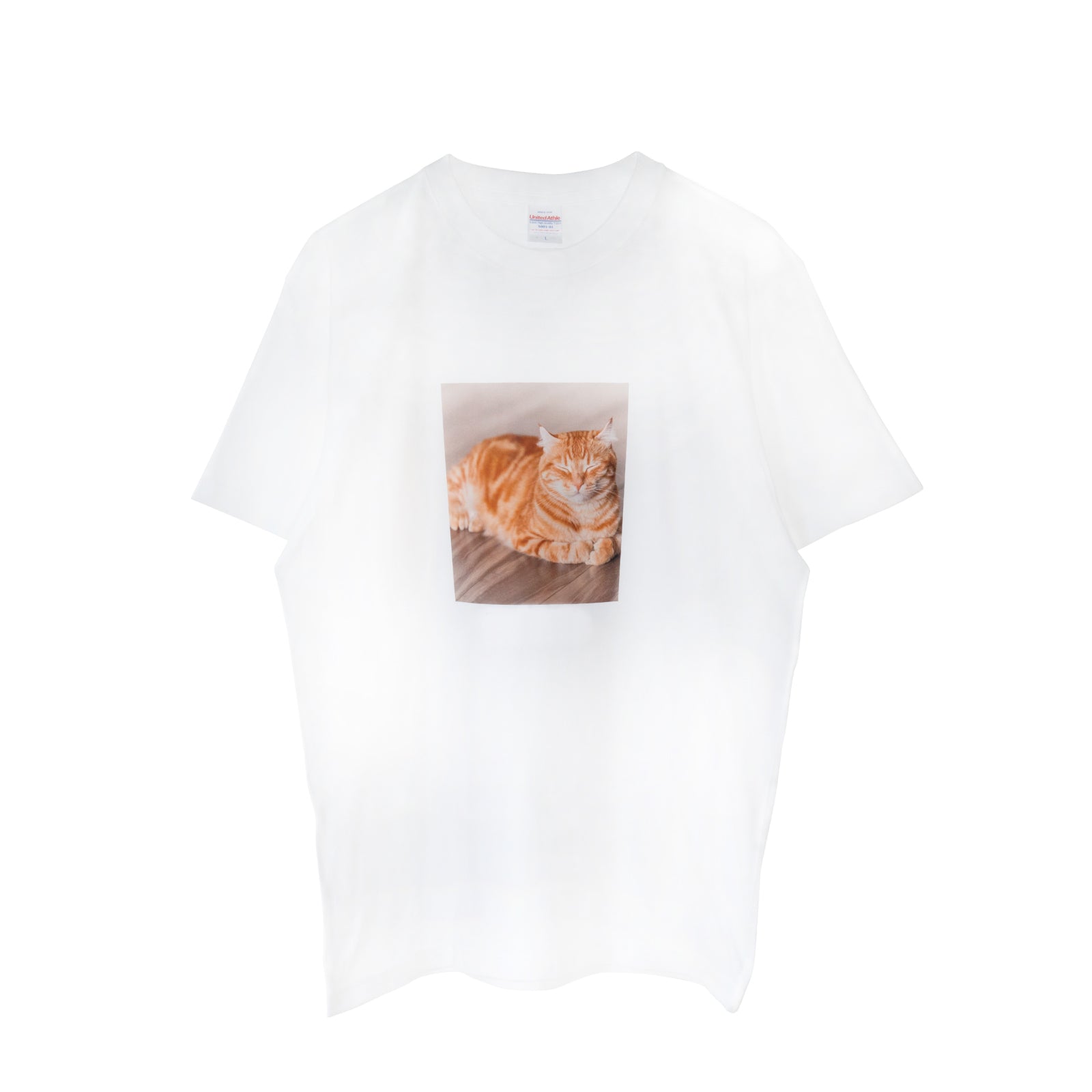 【受注生産：6/8(月)22:00〜11(木)】うちのこプリントTシャツ  /  ホワイト