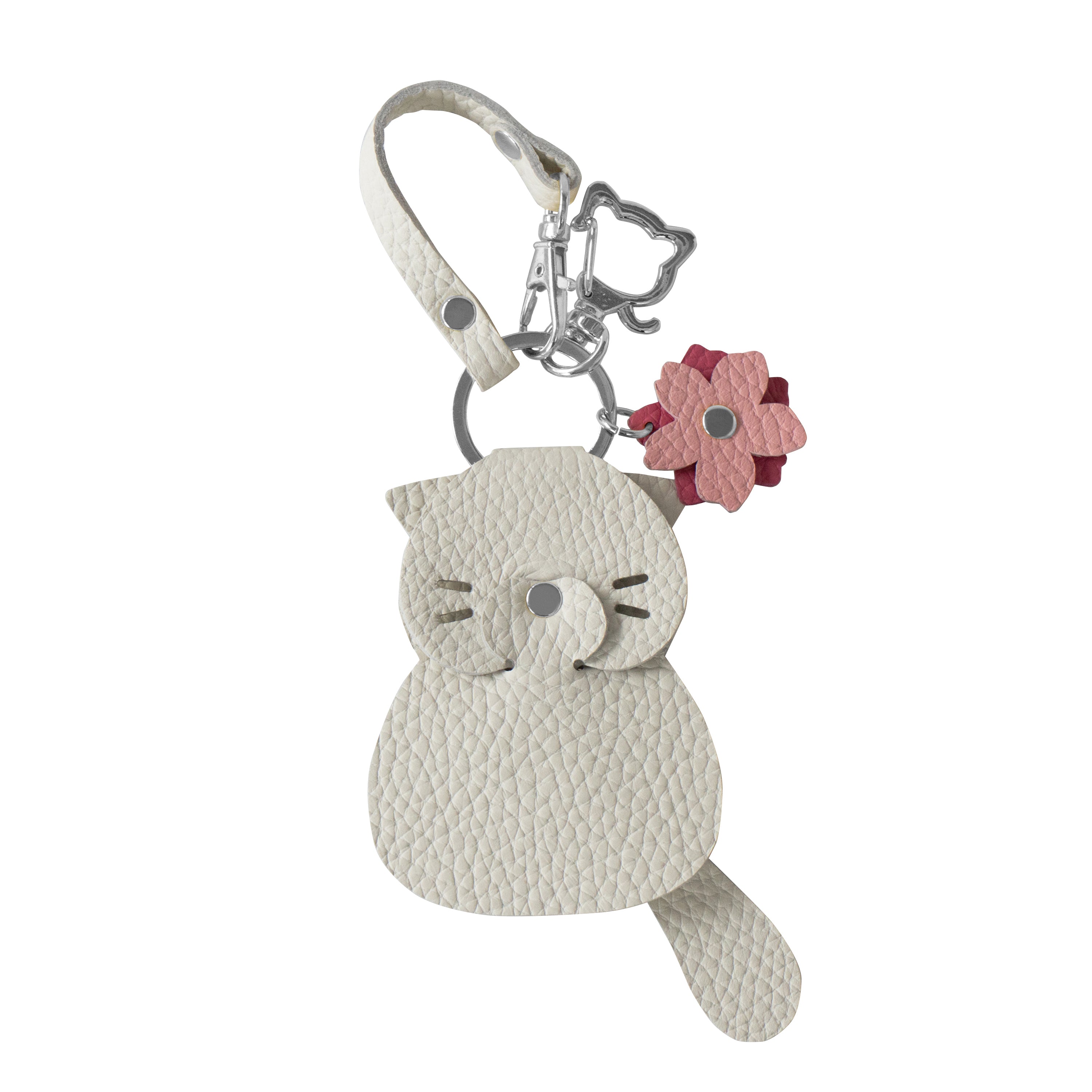 【3/20(金)20:00～ 数量限定】【さくらねこの日特別SET】チェーンショルダー付きミニバッグ・PAW  (パウ)   さくらねこチャームSET  / ラベンダー