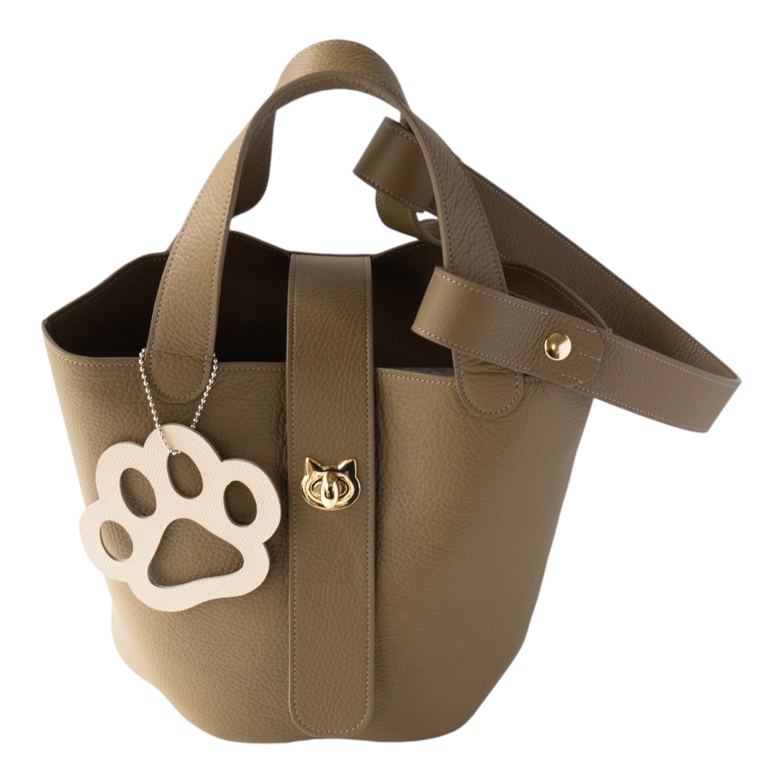 [10/22 (Tue) 1-day only, pre-order sale] BIG paw charm Cuir Minerva / Vanilla