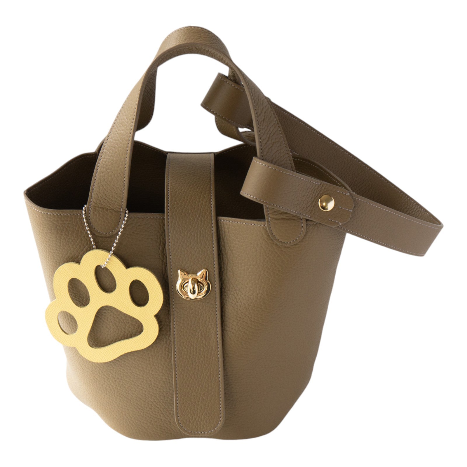 [10/22 (Tue) 1-day only, pre-order sale] BIG paw charm Cuir Minerva / Canary