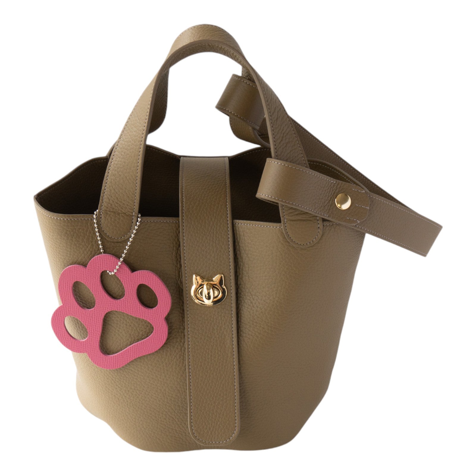 [10/22 (Tue) 1-day only, pre-order sale] BIG paw charm Cuir Minerva / Ash Rose